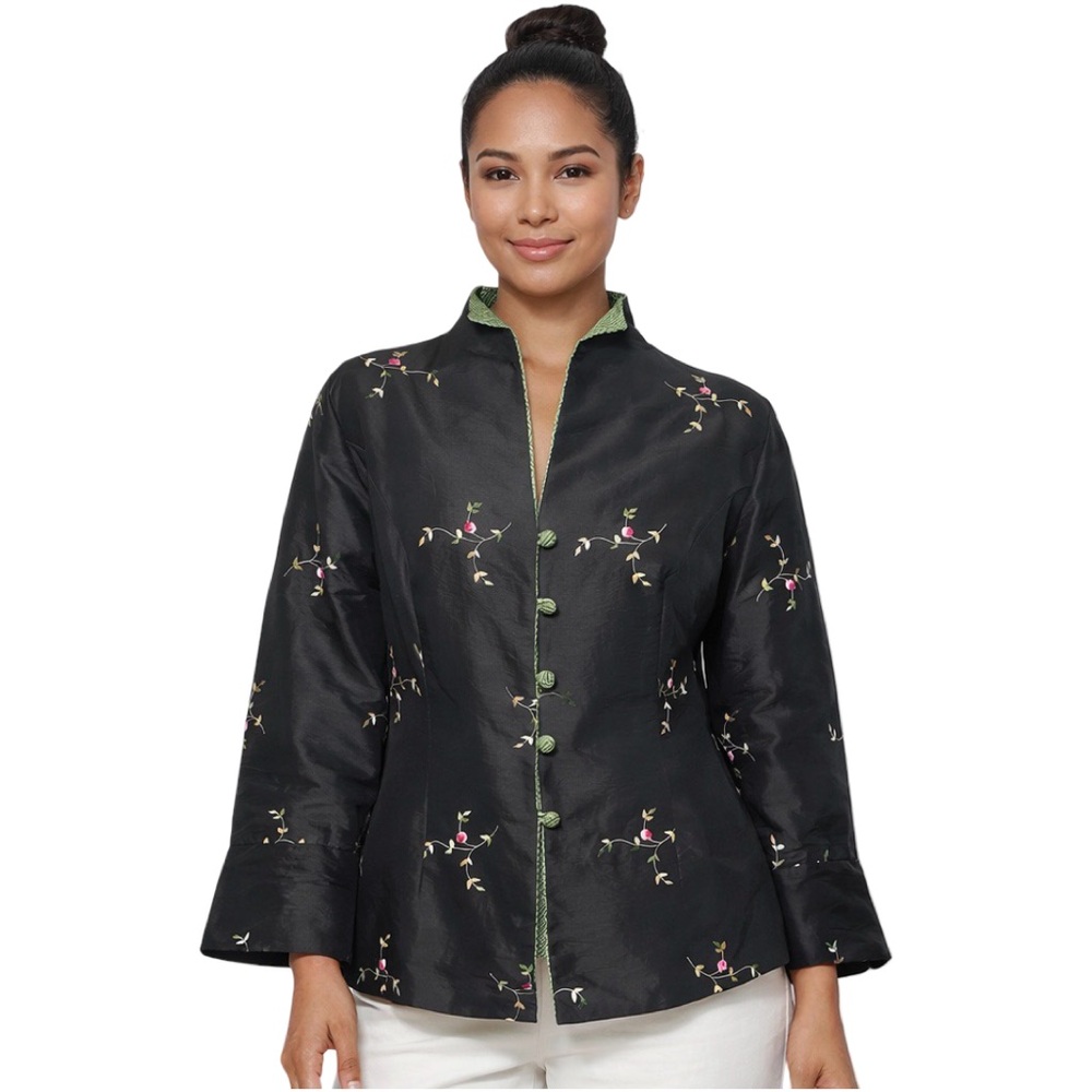 Keke Collection Floral Women's Jacket. EUC